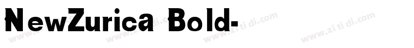 NewZurica Bold字体转换